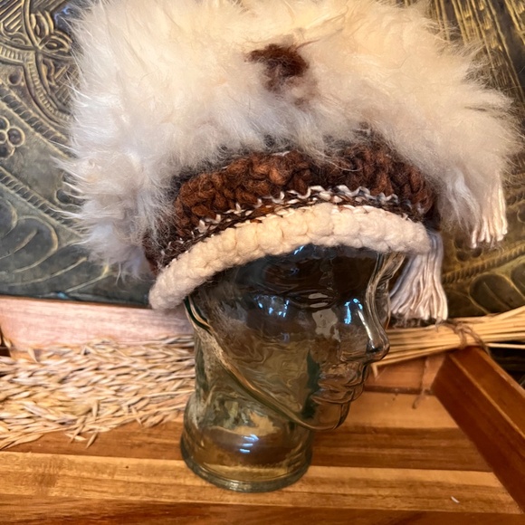 Vintage Mongolian Shearling Hat from the 60\'s main image 6